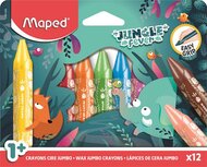 Zsírkréta, vastag, MAPED "Jungle Fever", 12 különböző színben, (12 db)