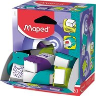 Radír display, MAPED "Little Monster", vegyes színek, (20 db)