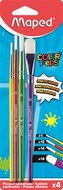 Ecsetkészlet, no. 4-10-14-14, MAPED "Color'Peps", (4 db)