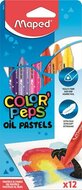 Olajpasztell kréta, MAPED "Color'Peps", 12 különböző szín, (12 db)