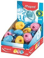 Hegyező display, egylyukú, tartályos, balkezes, MAPED "I-Gloo", vegyes színek, (24 db)