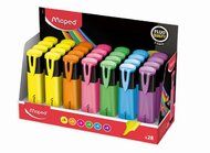 Szövegkiemelő display, 1-5 mm, MAPED "Fluo Peps Classic", vegyes színek, (28 db)