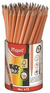 Grafitceruza, ceruzatartó, HB, háromszögletű, MAPED "Black'Peps", (72 db)
