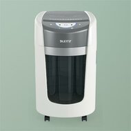 Iratmegsemmisítő, mikrokonfetti, 6 lap, LEITZ "IQ OptiMax Home Office 225 P5"