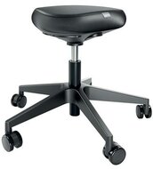 Munkaszék, görgős, ergonomikus, LEITZ "Ergo Comfort", sötétszürke