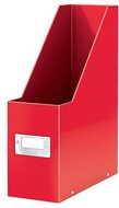 Iratpapucs, PP/karton, 95 mm, LEITZ "Click&Store", piros