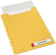 Genotherm, lefűzhető, A4 maxi, LEITZ "Cosy Privacy", melegsárga, (3 db)