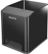 Írószertartó, kettős színhatású, LEITZ "Duo", fekete