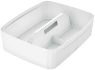 Rendszerező tálca, fogantyúval, nagy, LEITZ "MyBox", fehér