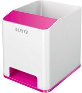 Írószertartó, kettős színhatású, LEITZ "Wow", rózsaszín