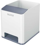 Írószertartó, kettős színhatású, LEITZ "Wow", fehér
