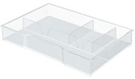 Rendszerező tálca Leitz "Plus/Wow Cube" fiókos irattárolókhoz, LEITZ, áttetsző