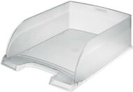 Irattálca, műanyag, LEITZ "Plus Jumbo", áttetsző fehér