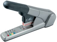 Tűzőgép, nagyteljesítményű, 80 lap, LEITZ "5551", ezüst
