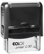 Bélyegző, COLOP "Printer C 30", fekete cserepárnával