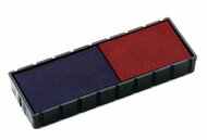 Bélyegző cserepárna, 2 db/bliszter, kétszínű változat, COLOP "E12/2", kék-piros, (2 db)
