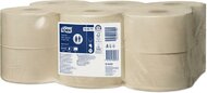Toalettpapír, T2 rendszer, 2 rétegű, 19 cm átmérő, Advanced, TORK "Mini Jumbo", natúr, (12 tek)