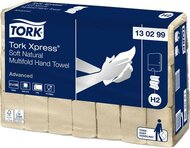 Kéztörlő, Interfold hajtás, 2 rétegű, 180 lap, H2 rendszer, Advanced, TORK "Xpress Soft Multifold", natúr, (21 csom)