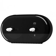 Toalettpapír adagoló, duplatekercses, T9 rendszer, Elevation, TORK "SmartOne Mini", fekete
