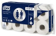 Toalettpapír, T4 rendszer, 2 rétegű, 10,3 cm átmérő, Advanced, TORK, fehér, (64 tek)