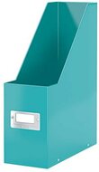 Iratpapucs, PP/karton, 95 mm, LEITZ "Click&Store", jégkék