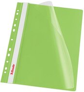 Gyorsfűző, lefűzhető, PP, A4, ESSELTE, VIVIDA, zöld, (10 db)