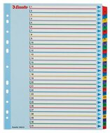 Regiszter, laminált karton, A4 Maxi, 1-31, újraírható, ESSELTE