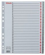 Regiszter, műanyag, A4 Maxi, 1-31, ESSELTE, szürke