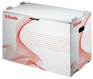 Archiválókonténer, karton, előre nyíló, iratrendezőnek, ESSELTE "Standard", fehér