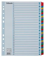 Regiszter, karton, A4, 1-31, ESSELTE "Mylar"