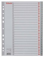 Regiszter, műanyag, A4, 1-31, ESSELTE, szürke