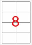 Etikett, univerzális, 97x67,7 mm, APLI, 800 etikett/csomag, (100 lap)