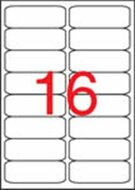 Etikett, univerzális, 99,1x34 mm, kerekített sarkú, APLI, 1600 etikett/csomag, (100 lap)