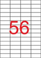 Etikett, univerzális, 52,5x21,2 mm, APLI, 5600 etikett/csomag, (100 lap)