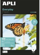 Fotópapír, tintasugaras, A4, 180 g, fényes, APLI "Everyday", (100 lap)