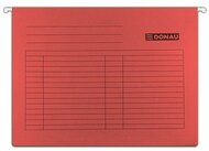 Függőmappa, karton, A4, DONAU, piros, (25 db)