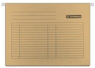 Függőmappa, karton, A4, DONAU, barna, (25 db)