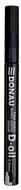 Lakkmarker, 2,2 mm, S, DONAU "D-oil", fekete, (12 db)
