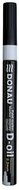 Lakkmarker, 2,2 mm, S, DONAU "D-oil", fehér, (12 db)