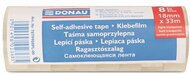 Ragasztószalag, 18 mm x 33 m, DONAU, átlátszó, (8 db)