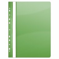 Gyorsfűző, lefűzhető, PVC, A4, DONAU, zöld, (10 db)