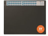 Könyökalátét, 650x480 mm, éves naptárral, DURABLE, fekete