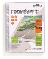 Genotherm, lefűzhető, PP, A4, 80 mikron, DURABLE "PREMIUM", (40 db)