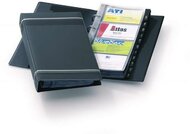 Névjegykártyatartó, 200 db-os, A-Z regiszterrel, álló, DURABLE "VISIFIX®", szürke
