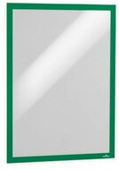 Infokeret, A3, öntapadó háttal, DURABLE "DURAFRAME®", zöld, (2 db)