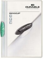 Gyorsfűző, klipes, A4, DURABLE "Swingclip® 30", sötétzöld