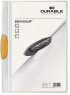 Gyorsfűző, klipes, A4, DURABLE "Swingclip® 30", sárga