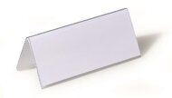 Névtábla tartó, asztali, 61/122x150 mm, DURABLE, (25 db)