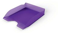 Irattálca, műanyag, DURABLE, "Basic", áttetsző lila