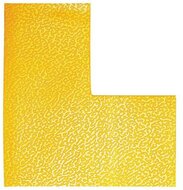 Padlójelölő matrica, 100 mm, DURABLE "L", sárga, (10 db)